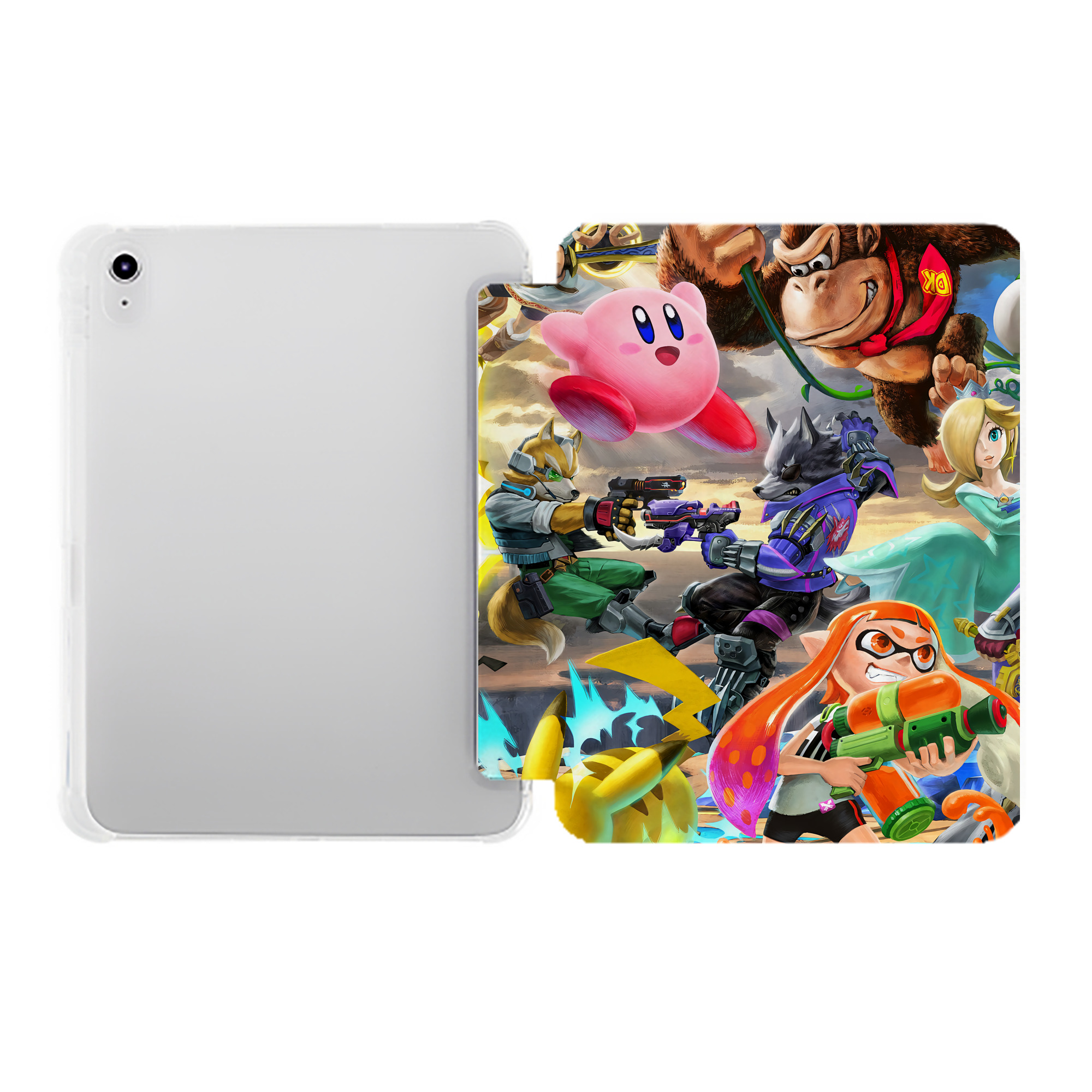 （画像用） ポケットモンスター Pokémon IPad ケース ペン収納付き 三つ折りスタンド PUレザー×シリコン 対応機種9.5/10.5/10.9インチ